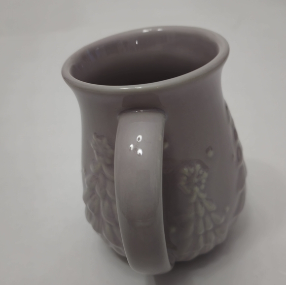 Set of 3 Temptations Cup Loaf Pan Bowl Christmas Trees Lavender Holiday - Picture 5 of 16